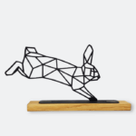 geometrische houten konijn